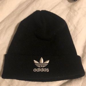 Black adidas beanie